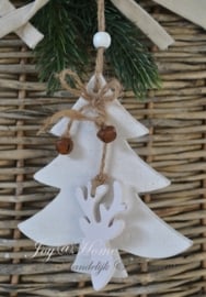 Kerstboom met belletjes & rendier