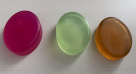 Zeep ovaal transparant