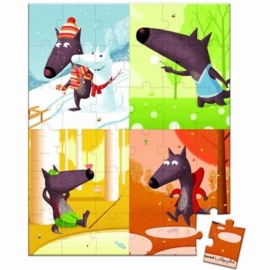 (Janod) Puzzel "Meneer de wolf" 4+