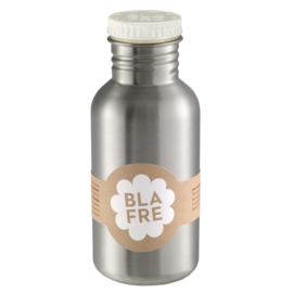 (Blafre) Witte drinkfles RVS 500 ml.