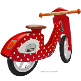 (Dushi) Houten "loopscooter" Groen