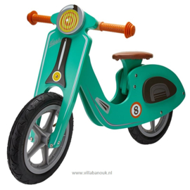 (Dushi) Houten "loopscooter" Groen