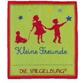 (Spiegelburg) "Kleine Vrienden" Lichtblauw schoudertasje 'Wolk'