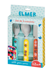 (Petit Jour Paris) "Elmer" 3-delig bestekje