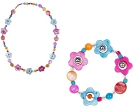 (Souza for Kids) Ketting roze - blauw multicolour "Suze"