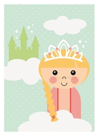 (Papiergoed) "Poster Prinses" in 3 maten
