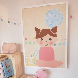 (Papiergoed) "Poster Dancing Queen" in 3 maten
