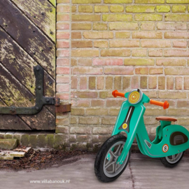 (Dushi) Houten "loopscooter" Groen