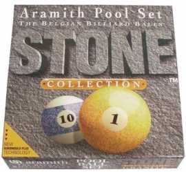 Aramith poolballen 57.2mm Steenstructuur  183150
