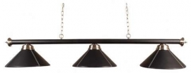 LAMP - X3 zwrt leer look kappen  3274.007