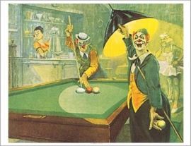 Poster `Clown` Bernard Leemker  465000