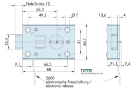 CW7216-329-0-120mm/2 sleutels