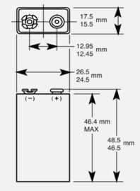9V Duracell Procell Intense