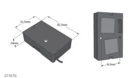 ST7070 Batterij-, Alarm- en Blokkeerbox