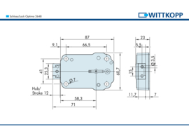 CW2648-95mm/4 sleutels