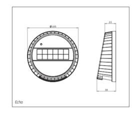 Echo wit/zwart