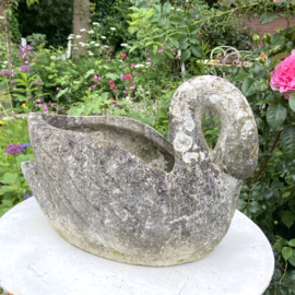 Antique garden planter Swan
