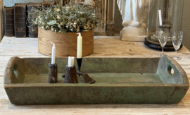 Antique Swedish handmade wooden trough
