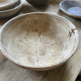 Antique Swedish wooden bowl