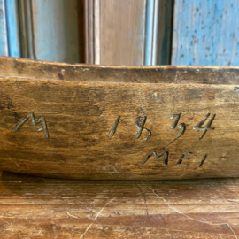 Antique Swedish wooden bowl