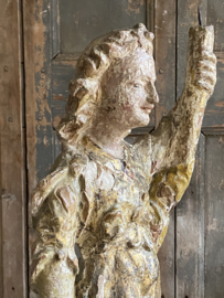 17th century Italian wooden angel