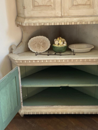 18th-century Swedish Gustavian corner cabinet