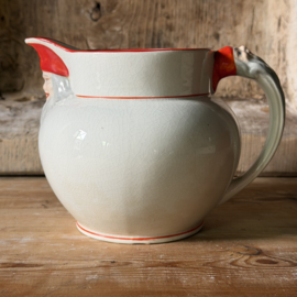 Antique Swedish Christmas Pitcher by Rörstrand Gothenburg – Santa Claus / Tomte Relief