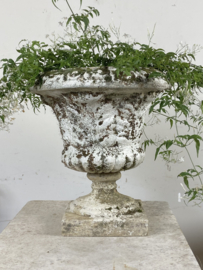 Concrete garden vase