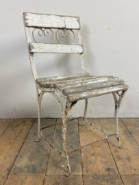 Wrought iron garden chair