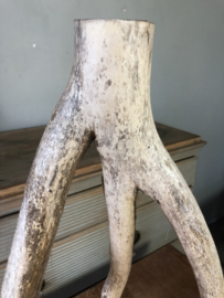 Unique Swedish handcarved tripod candlestick