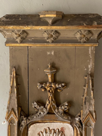 Antique French wooden church tabernacle - 19th century