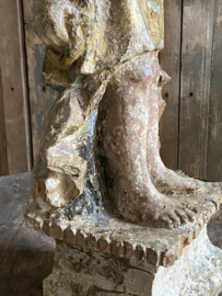 17e eeuwse houten engel