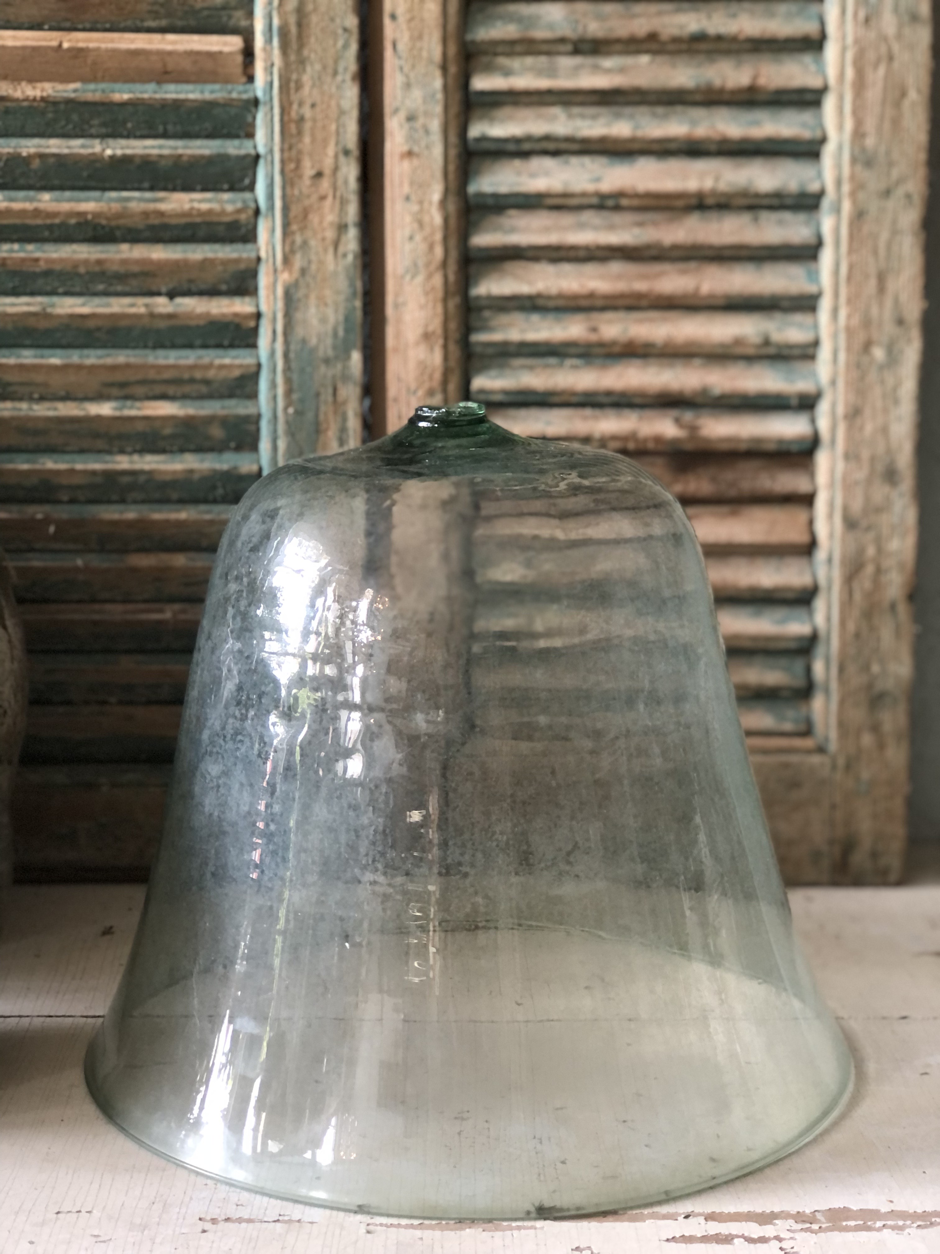 Grote Franse antieke meloen cloche