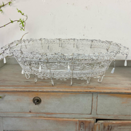 Swedish Folkart wire basket