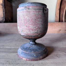 Rare 18th-Century Swedish Wooden Chalice (Träkalk)