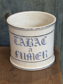 Antique French tobacco jar 'Tabac à Fumer' - Bordeaux