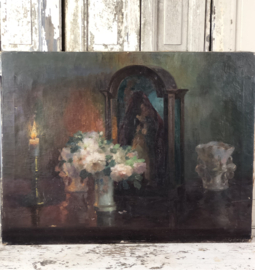 Oil painting still life 'chapel'