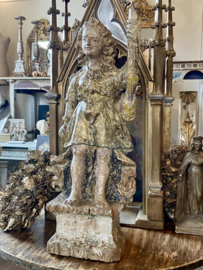 17th century Italian wooden angel