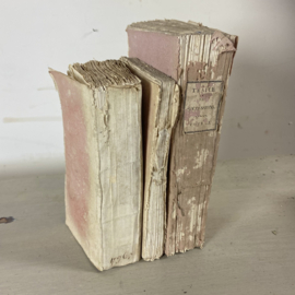 Antique pink books