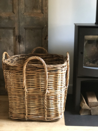 Large old French harvest basket