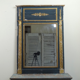 Antique French trumeau mirror