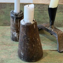 Swedish wooden candlestick