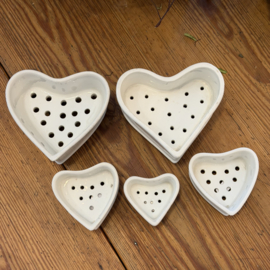 Antique French Porcelain Cheese Molds – Moules à Cœur