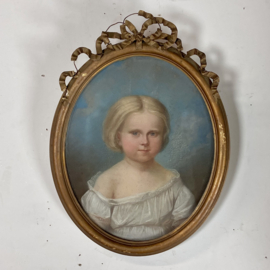 Pastel portrait of child