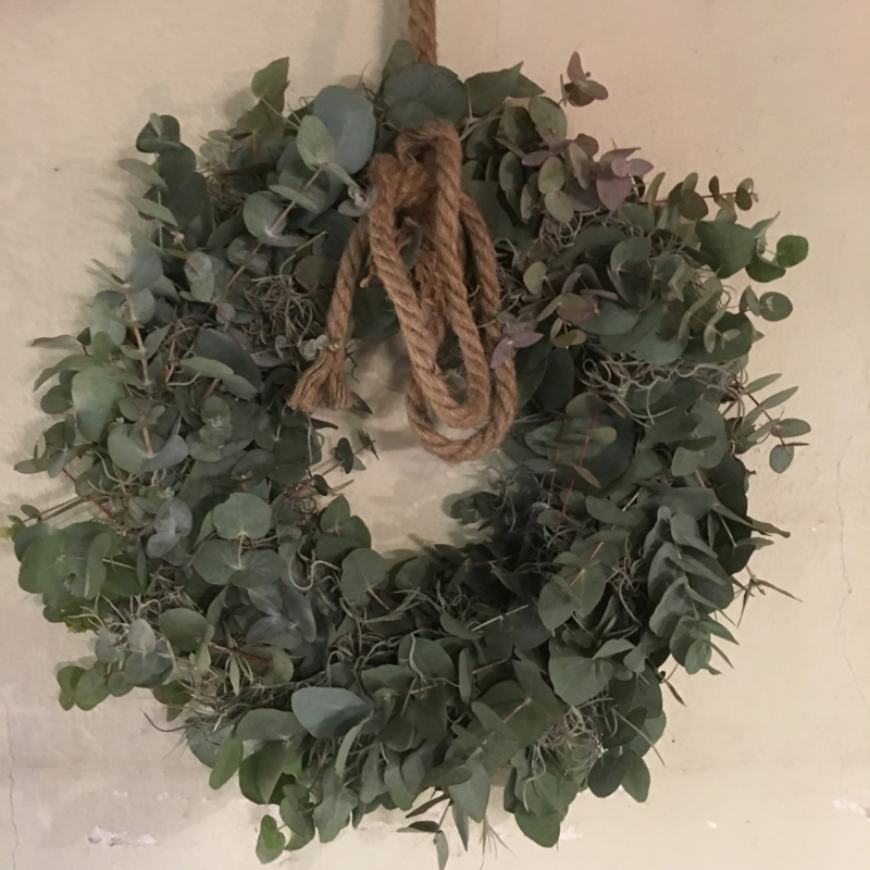Wreath of eucalyptus