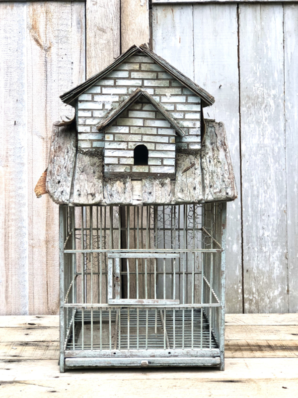 indruk Pef Giftig Oude Franse houten vogelkooi | Overige woonaccesoires | Home Sweet Home and  Garden