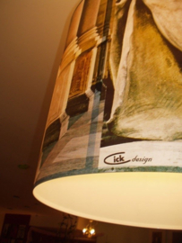 "Kunst-licht" | Hanglamp bedrukt met 5 verschillende foto s | By Cick