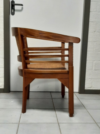 Koloniale Stoel Mahonie Hout | Vintage