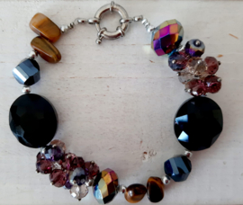 Armband met edelstenen en swarovski | By Cick | Oplage 1