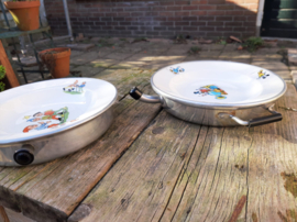 Baby- Peuter | Warm water borden | Emaille | Walt Disney | 3 Kabouters|